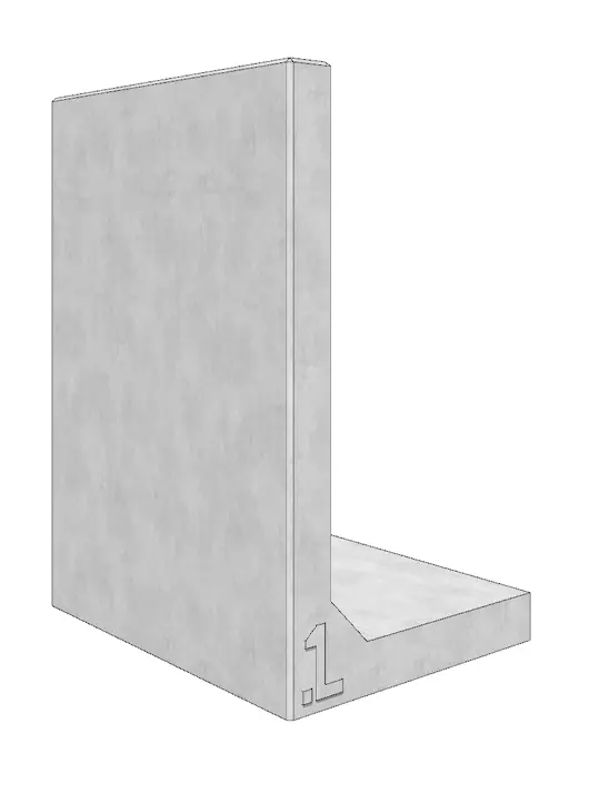 murek oporowy wysokości 140cm | www.muryoporowe.pl